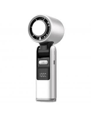 Portable Handheld TurboFan, 3 IN 1 Mini Hand Fan with 4000mAh Battery Operated, Upto 10 Working Hours, 5 Gear Wind