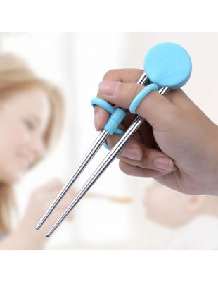 Kids Children Training Chopsticks Learning Chop Sticks Helper Reusable Tableware for Child Beginners