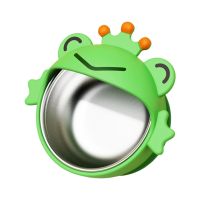 Baby Bowls with Suction 300ml Stainless Steel Kids Bowls with Cute Toddler Suction Bowls Removable Infants Food Feeding Bowls for Babies Toddlers Boys Girls