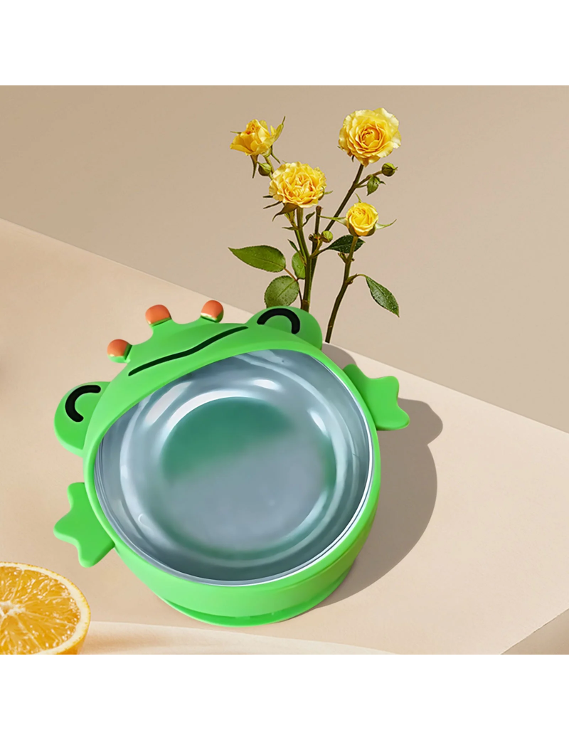 Baby Bowls with Suction 300ml Stainless Steel Kids Bowls with Cute Toddler Suction Bowls Removable Infants Food Feeding Bowls for Babies Toddlers Boys Girls