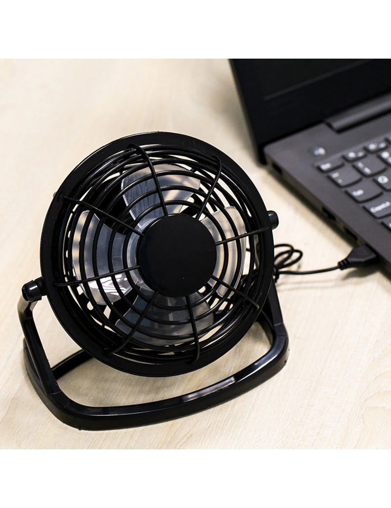 Desk Fans Small Quiet Small Fan for Desk Portable USB Desktop Small Fan 360° Rotate Personal Fan for Desktop Home Office Travel Quiet Cooling Mini Fan