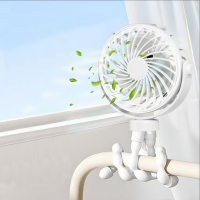 Portable Baby Stroller Fan - Personal Handheld Fan for Car Seat Crib Treadmill Travel